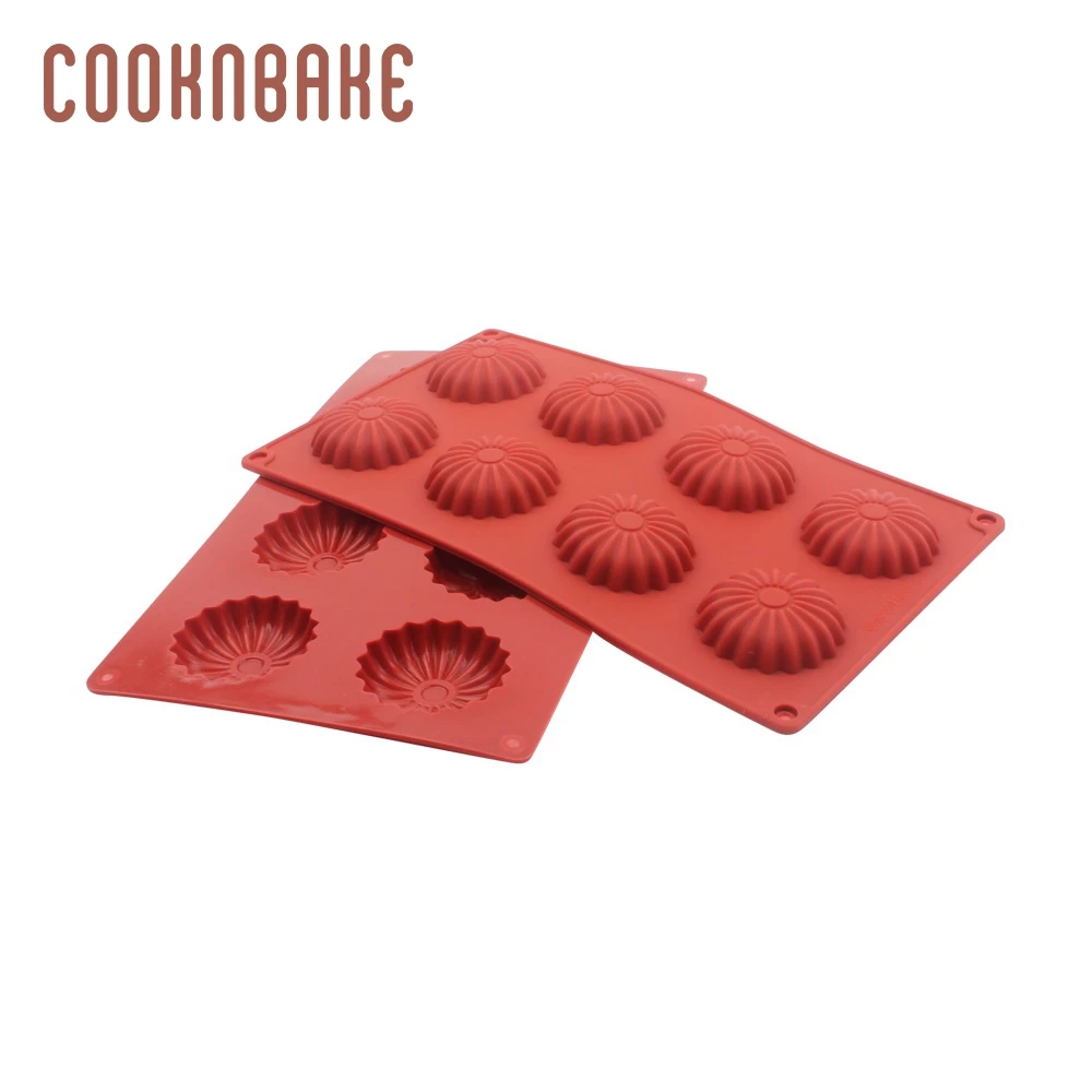 COOKNBAKE силиконовая форма в виде подсолнечника для торта печенья выпечки печенья украшение для тортов, цветок конфеты форма шоколада 8 полости