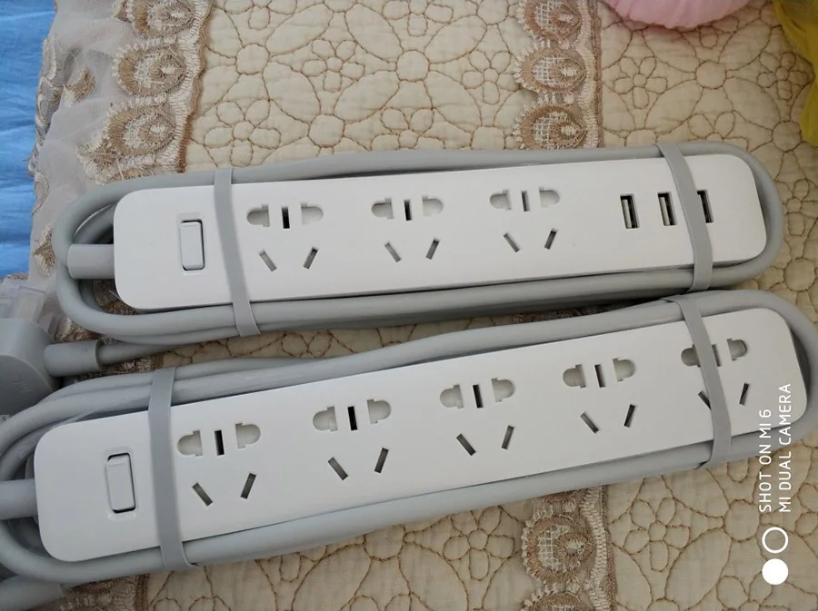 100% Original Xiaomi Power Socket Plug Strip, 5 Smart Intelligent Safety Electrical Plug Socket Adapter have EU UK adapter (6)