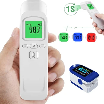 

Digital Thermometer Non-Contact Thermometer For Adult And Baby Thermometer Forehead Temperature Infrared Thermometer Oximeter