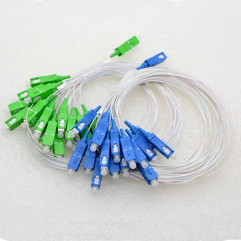 

30 шт./Лот 0,9 мм волоконно-оптический ПЛК-сплиттер 1x16 SC/APC SC/UPC мини-блок 1*16 стальной трубчатый сплиттер