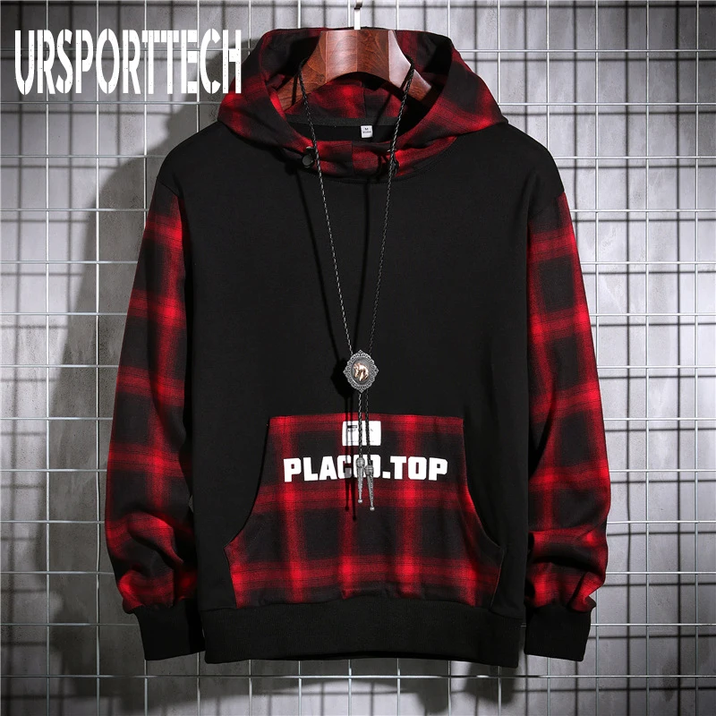Spring Autumn Men Hoodies Sweatshirts Men Fleece Streetwear Pullover Hoodie Men/Women Casual Plaid Hooded Sweatshirt Hip Hop 4XL Spring Autumn Men Hoodies Sweatshirts Men Fleece Streetwear Pullover Hoodie Men/Women Casual Plaid Hooded Sweatshirt Hip Hop 4XL