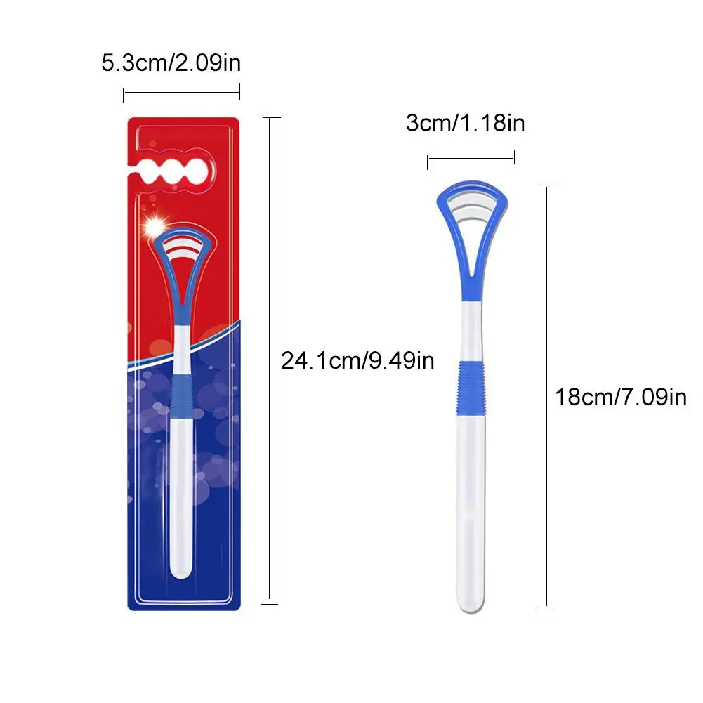 6 Pcs Tongue Brush Tongue Cleaner Scraper Cleaning Tongue Scraper For Oral Care Keep Fresh Breath 5