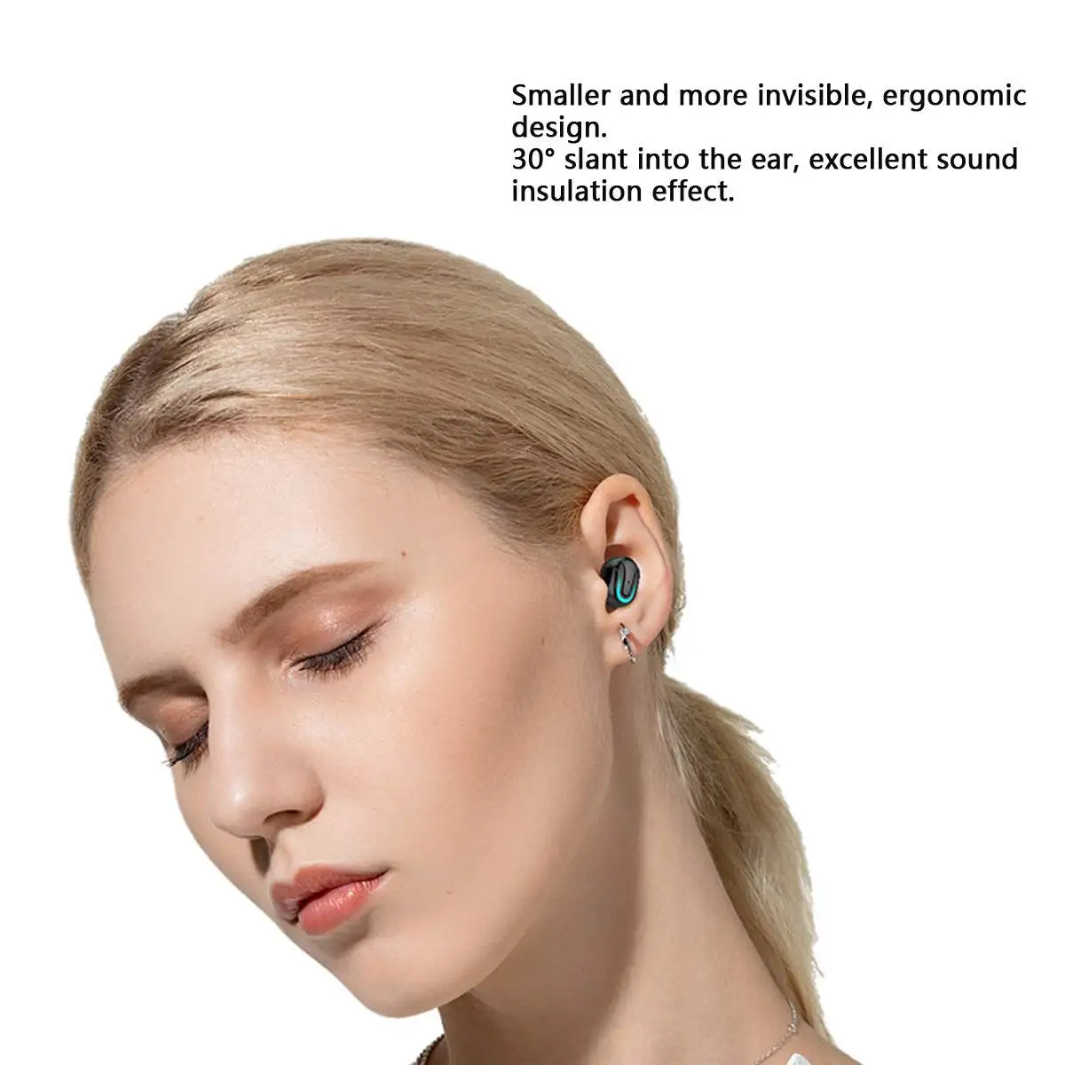Светодиодный дисплей питания TWS bluetooth наушники IPX5 Водонепроницаемый bluetooth 5,0 гарнитура с двумя ушами hd Функция шумоподавления эргономичный дизайн
