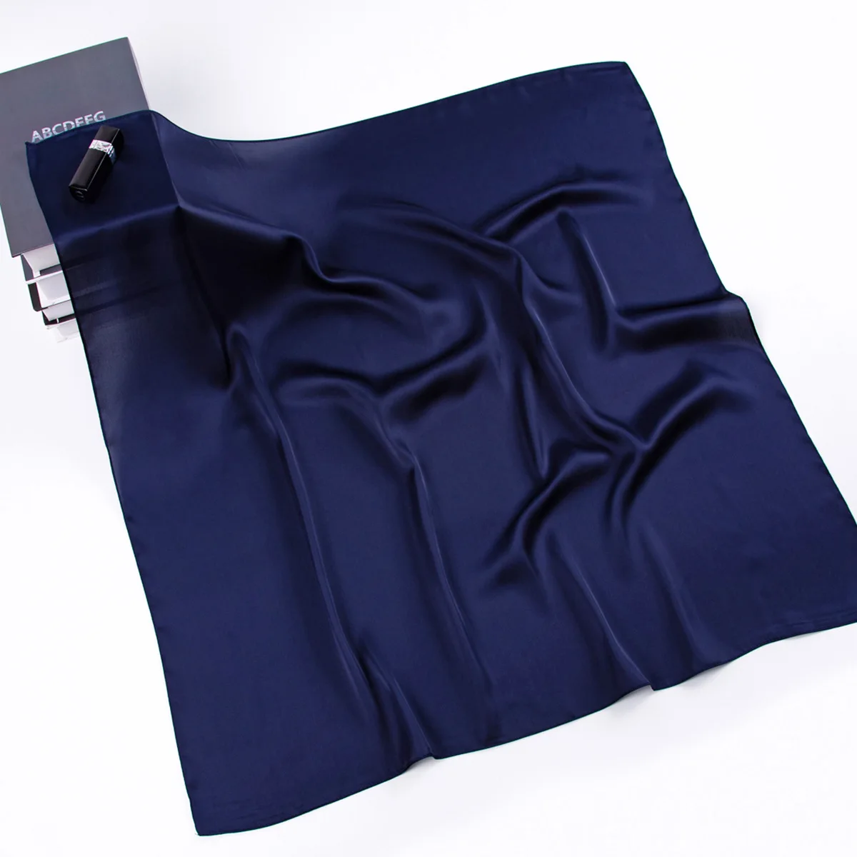 70*70cm Platz Silk Schal für Frauen Mode Damen Satin Hals Haar Krawatte Bandana Weiblich Foulard Strand Stolen hijab Schals Pareo – Detail 2