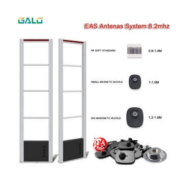 

retail 82mhz mono dual eas rf scanner antenna anti-theft security system sensor gate alarm