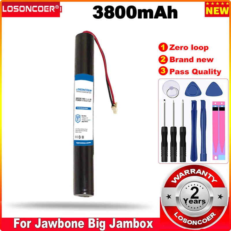 Losoncoer 0 Cycle 100 New 3800mah Good Quality Battery For Jawbone Big