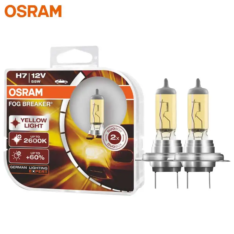 OSRAM Противотуманные фары H7 желтого цвета с автоматическим включением головного