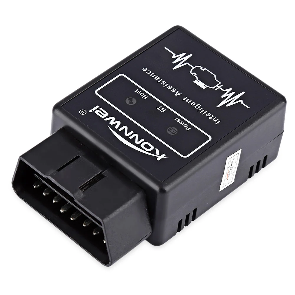Автомобильный сканер KONNWEI KW912 считыватель кодов Bluetooth OBDII адаптер сканирующий