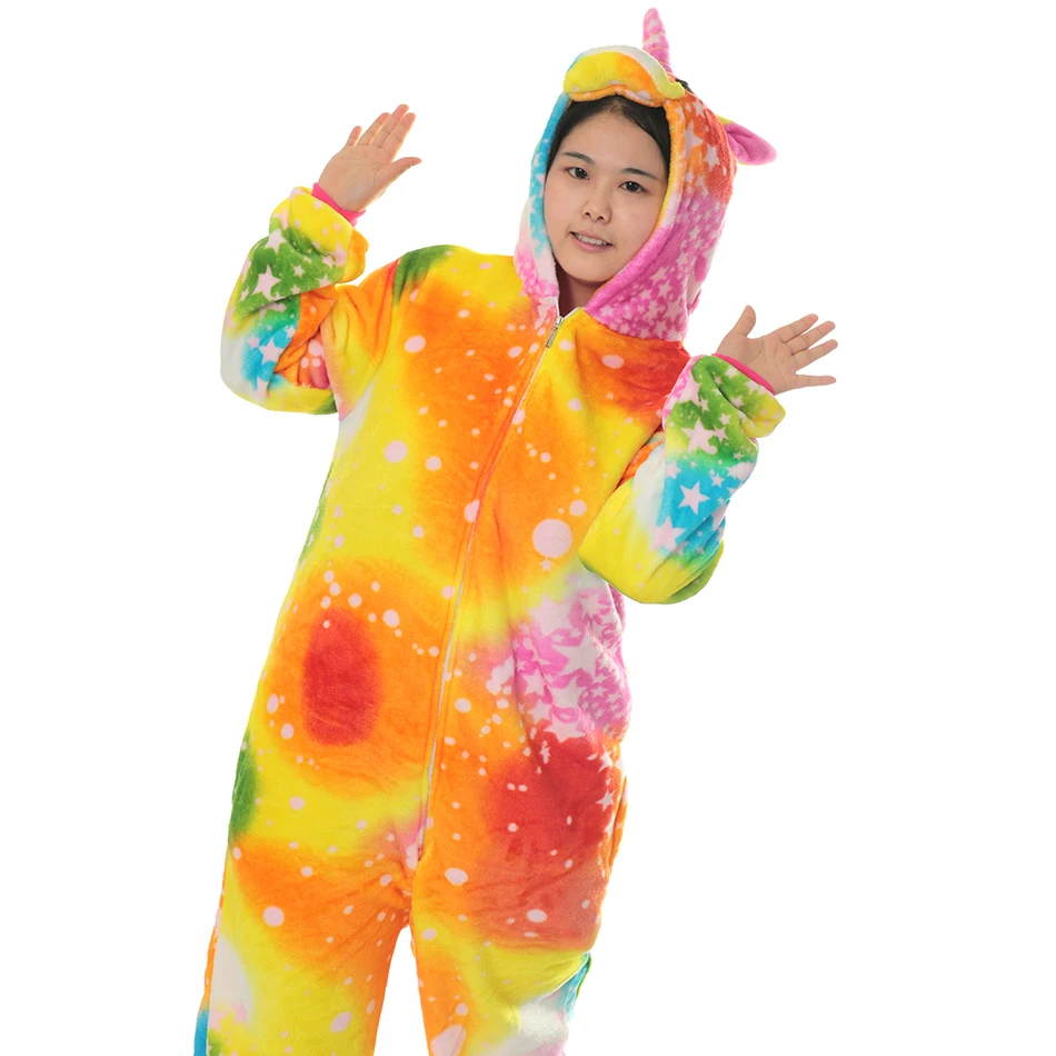 Нарядная Пижама с единорогом для маленьких мальчиков и девочек; нарядная одежда с рисунком радуги для малышей; детская зимняя одежда для костюмированной вечеринки; От 3 до 8 лет
