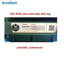 Средний Диапазон чтения RFID uhf тег анти Металл ультра тонкий мягкий для компьютеров лаборатория управления запасами