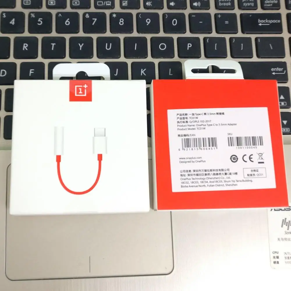 Официальный для OnePlus 6 T/7/7 Pro/7 T/7 T Pro USB C type-c до 3,5 мм адаптер для наушников адаптер Aux аудио конвертер