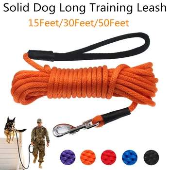 Dog Training Leash Lead Long Rope 50FT Durable Heavy Duty Dog Leashes Extender Yard Leash Great for Walking Playing Outdoor