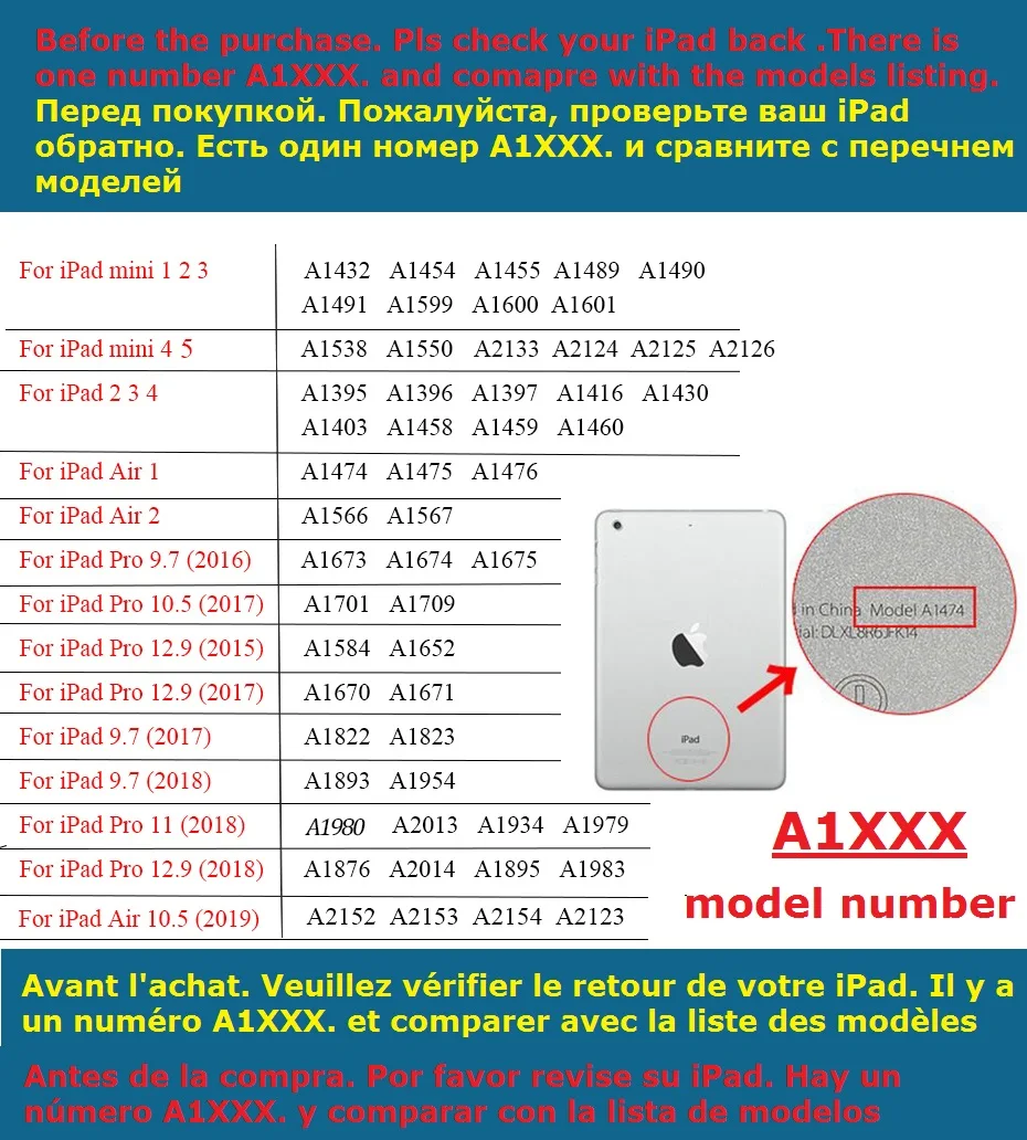 Кристально прозрачный TPU противоударный чехол для Apple iPad 2/3/4 9,7 Air 1/Air 2/Pro 9,7 11 10,5 мини-платье на возраст 2, 3, 4, 5, iPad 10,2 чехол