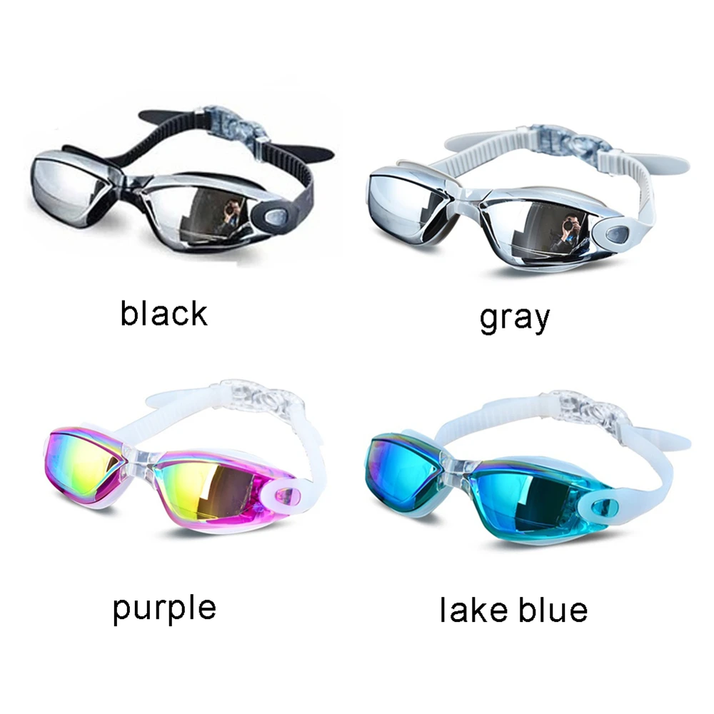 Очки для плавания ming, унисекс, для взрослых, гальванические, УФ, водонепроницаемые, анти-туман, регулируемая одежда для плавания, очки для плавания, дайвинга, очки для воды