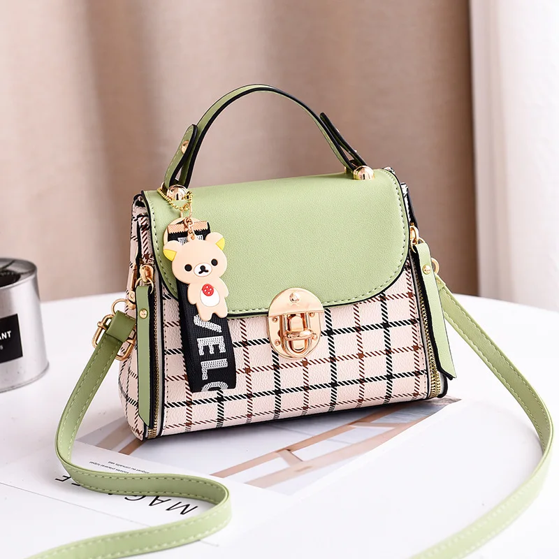 

Slant Mini Bags2019 new bag lady Korean style fresh fashion Mini Bags woman bag slanted one shoulder handbag