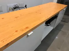 Wallpaper-Film Furniture Stickers Wardrobe Decor Cabinet Renovation Wood-Grain Desktop