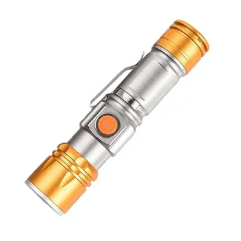 

Telescopic Focusing Aluminum Alloy Flashlight LED Waterproof Outdoor Emergency Camping Hiking Hunting Torch Flashlight