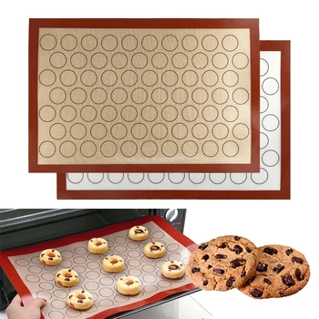 

Silicone Perforated Baking Non-Stick Mat Pad Baking Oven Sheet Liner for Cookie Bread Biscuits Home Kitchen Baking Tool Tray Mat