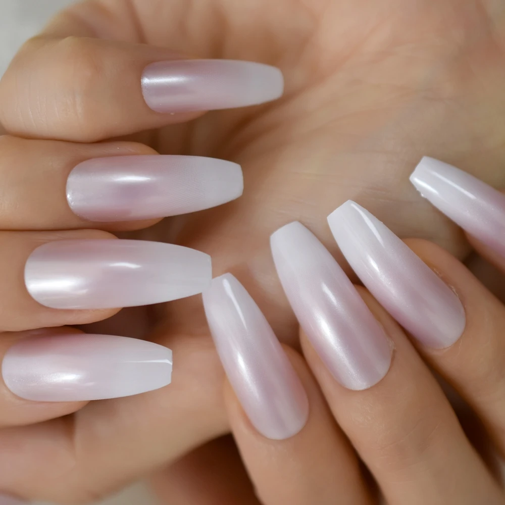 Ongles Degrade Rose Et Blanc