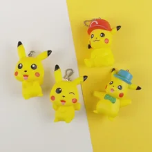 Милый аниме мультфильм Покемон гаражный комплект подарочная упаковка сумка творческие подарки автомобиль кулон