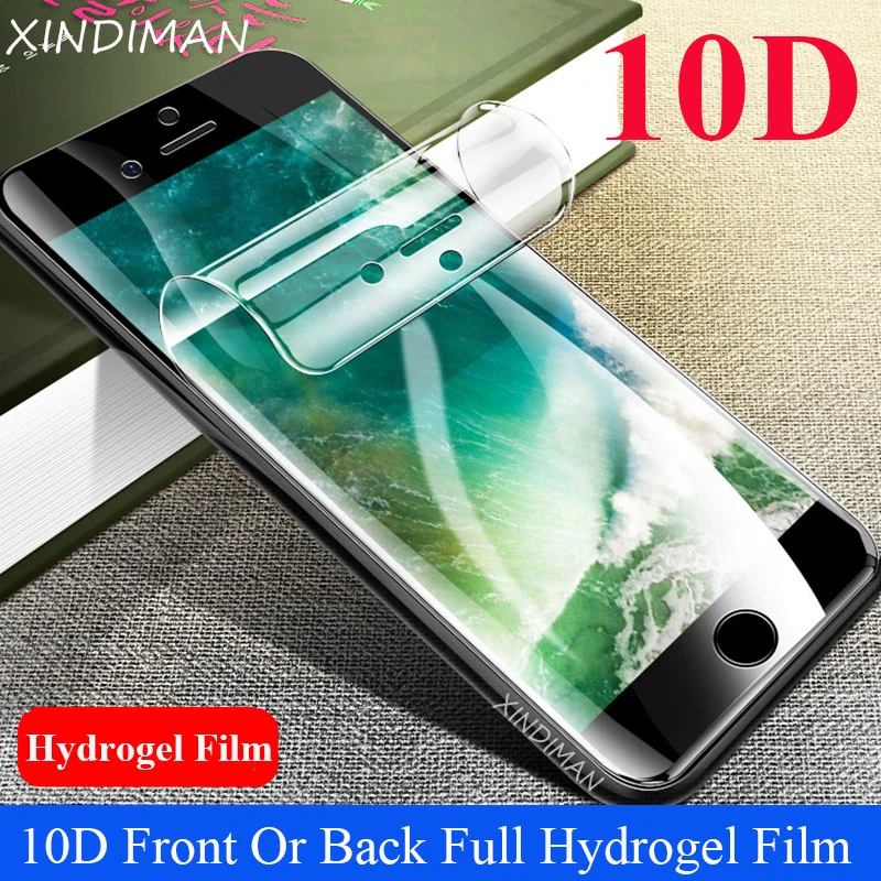 10D спереди + сзади гидрогель пленка для iphone11 11pro11promax Защита экрана iphone6 6s 6plus plus 7 8 XS