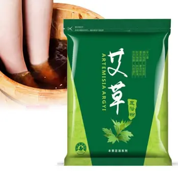 

30pcs/lot Wormwood Foot Washing Powder Herbal Moxa Leaves Feet Powder Foot Bath Soothing Foot Skin Blind Shipping