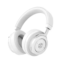 Спортивные наушники Yulass беспроводные мужские и женские белые шумоподавляющие большие наушники с Bluetooth для ПК компьютера