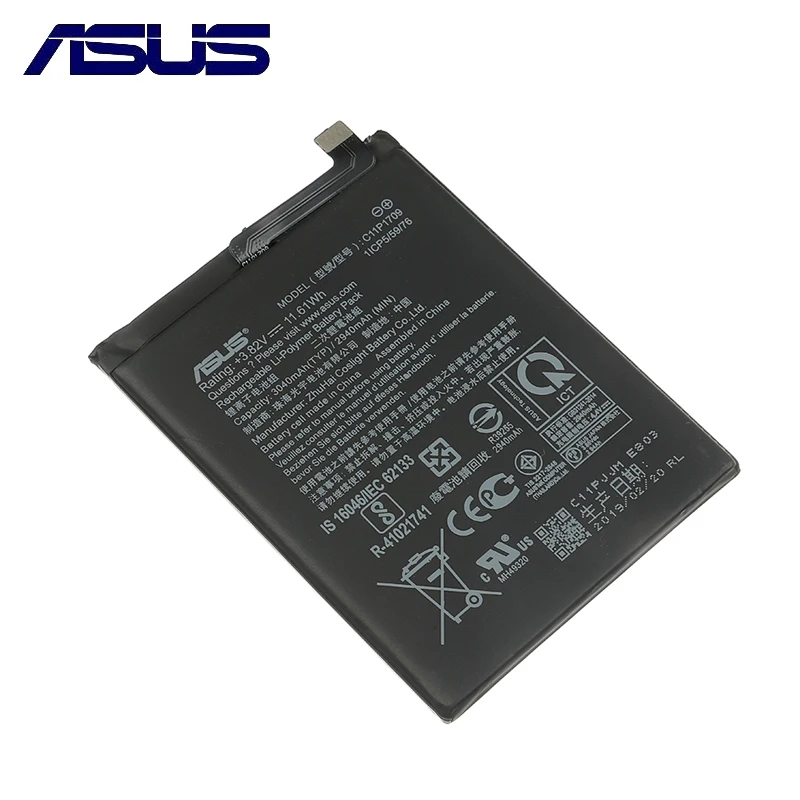 Оригинальный аккумулятор ASUS C11P1709 для телефона Asus Zenfone live L1 ZA550KL X00RD 3040 мАч высокая
