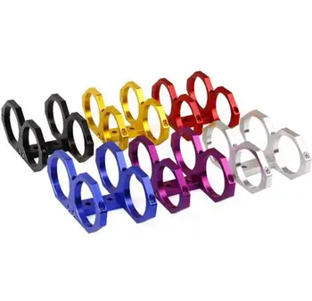 

Fuel Pump Mounting Bracket Clamp Cradle 60mm Fuel Pump Support Aluminum Alloy Fuel Pump Clamp Auto Car Styling