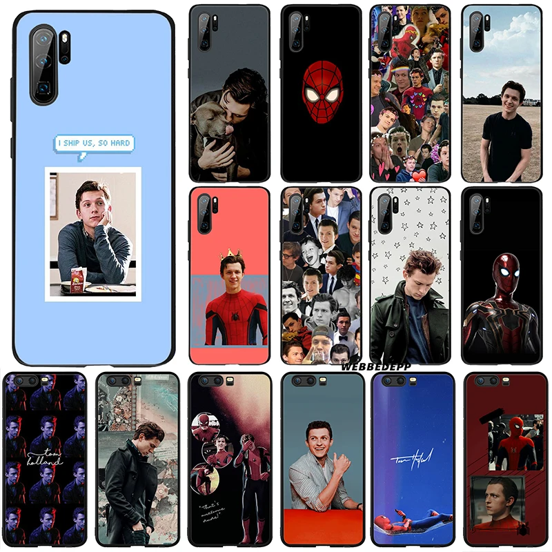 Tom Holland Spiderman Soft Case For Huawei P30 P20 Pro P10 P9 Lite 2017 P Smart 2019 &amp Nova 3 3i Y9 |