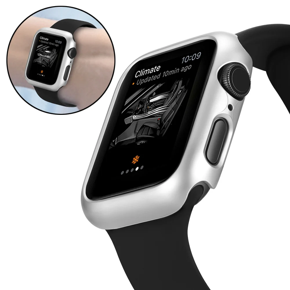 Чехол-бампер для Apple Watch Series 5, 4, чехол 44 мм, 40 мм, высокое качество, защитные аксессуары для часов
