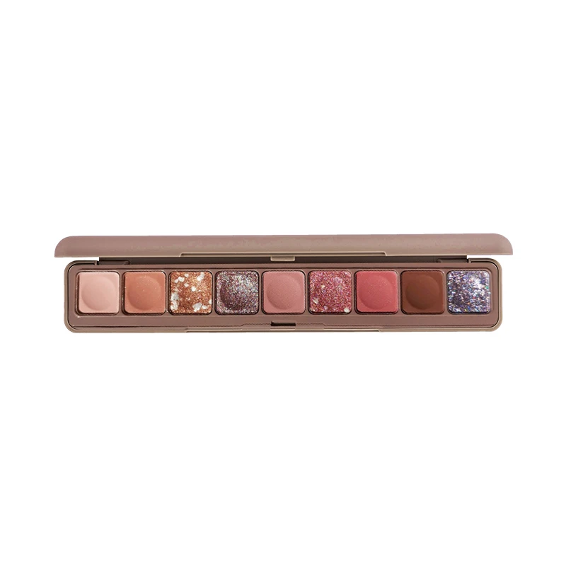 HUDAMOJI, 9 оттенков, цвета, горячее качество, блестящие матовые, водонепроницаемые, стойкие тени для век, палитра, макияж, тени для век TSLM1