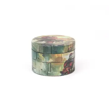 

Tobacco Grinders & Accessories Cartoon Herbal Grinder New Tobacco Crusher 4 Layer Metal 50mm Mini Tobacco Grinder