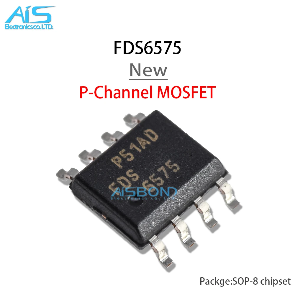 

10 шт./лот Новинка Φ FDS6575 FDS 6575 SOP-8 P Channel 20-V FDS6575-NL MOSFET