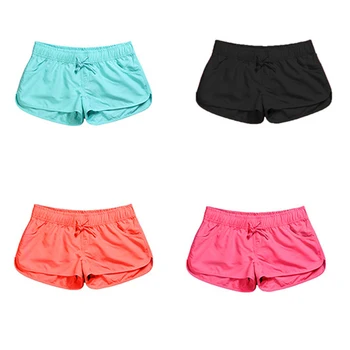 

GAOKE New 2020 Summer Casual Shorts Women Fit Solid Available Shorts Loose Elastic Waist Breathable Women Fashion Shorts