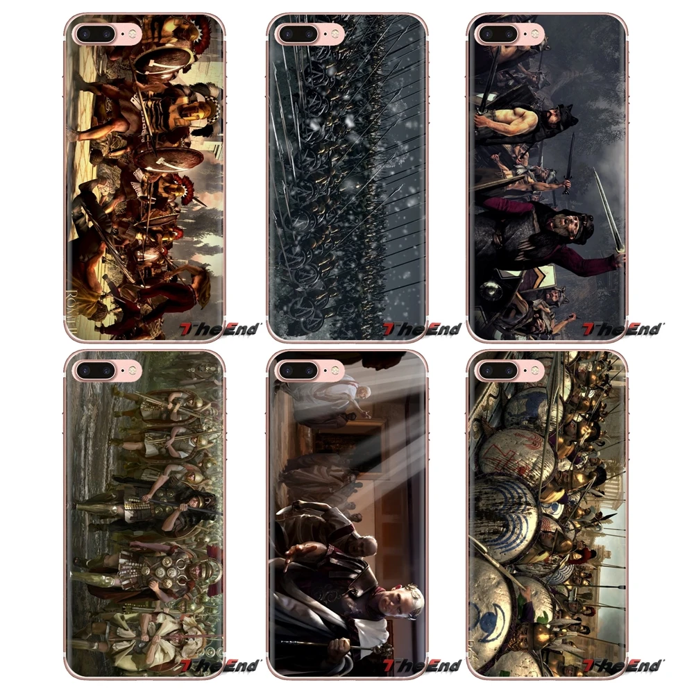 For Xiaomi Mi3 Samsung A10 A30 A40 A50 A60 A70 Galaxy S2 Note 2 Grand Core Prime Rome Total War Transparent Soft Shell Covers |