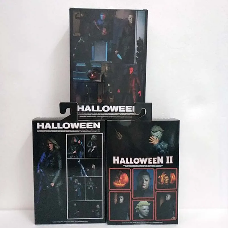 Светодиодный фонарь в виде тыквы Майкла Майерса на Хеллоуин Kotobukiya Horror John Carpenter's Laurie Strode, модель игрушки, куклы