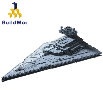 

BulidMOC 05027 Star Toys Wars 23556 Imperial Star Destroyer Set Compatible With 75292 Kids Toys Gifts Building Blocks Bricks