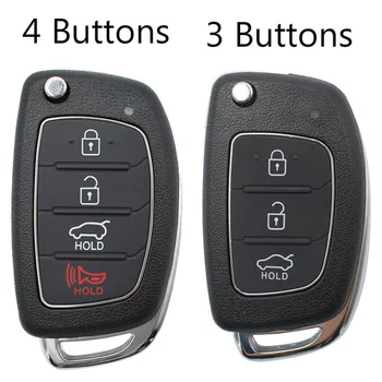 

Vehicle Remote Key Shell Case For Hyundai Santa Fe Tucson Creta I20 I40 Ix35 Ix45 Car Keys Replacements