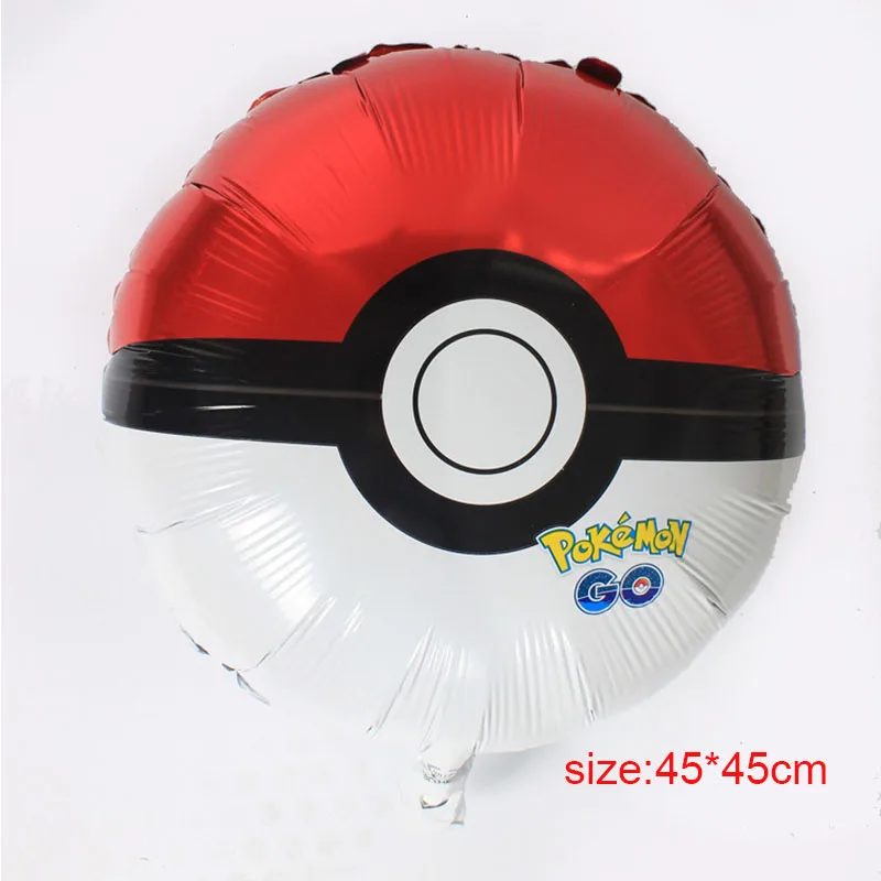 As shown 5 шт. мультфильм Пикачу из Pokemon Go гелиевая фольга Воздушные шары надувные детские украшения на день рождения Детские игрушки Детский день - Цвет: As shown