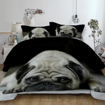 

shar pei dog bed linen set comforter bedding set duvet cover set king Queen Bedclothes Quilt Cover Pillow case Home Textiles