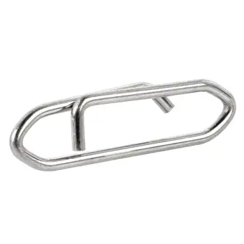 

Connector Pin Practical Durable Silver 100Pcs/Set Stainless Steel Outdoor Bait Carp Fishing Device Fishing Connector Portable