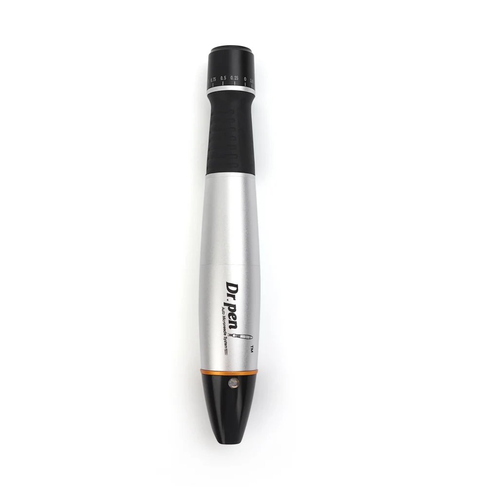 Electric Micro Needling Pen Skin Tightening Reduce Wrinkles Device Scar Marks Removal Electric Dr Pen with 2pc 12pin Cartridge