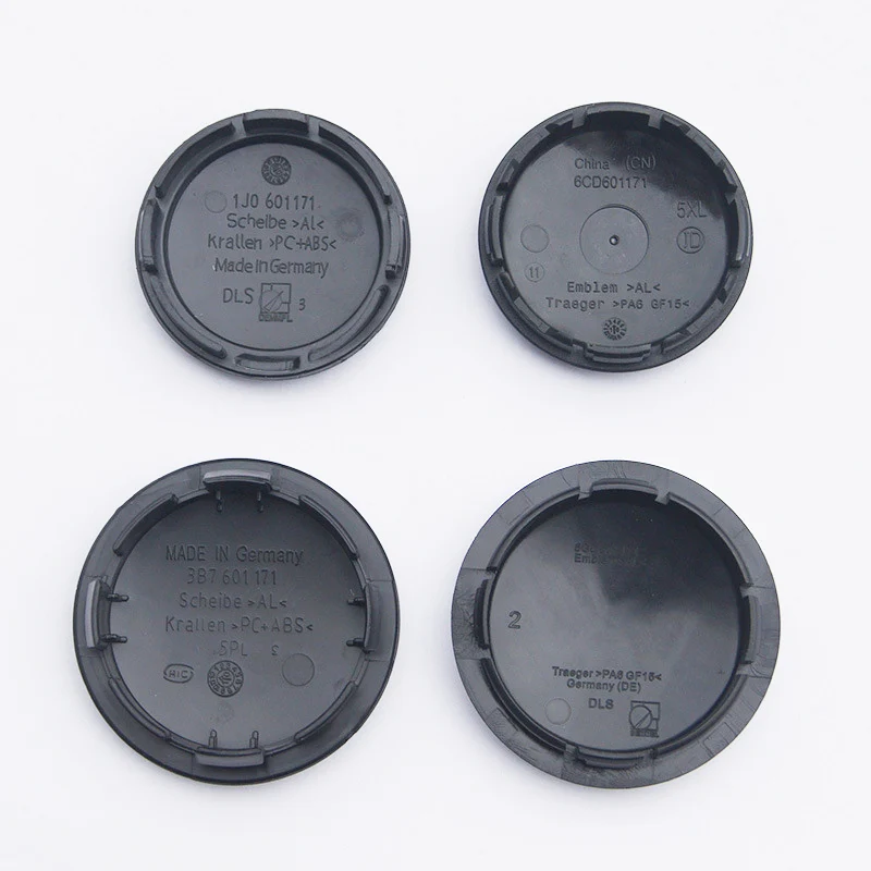 4 Uds 55mm 56mm 65mm 70mm coche tapas de cubo de rueda cubiertas de llanta para Passat B6 B7 CC Golf MK5 MK6 Tiguan 3B7601171 1J0601171