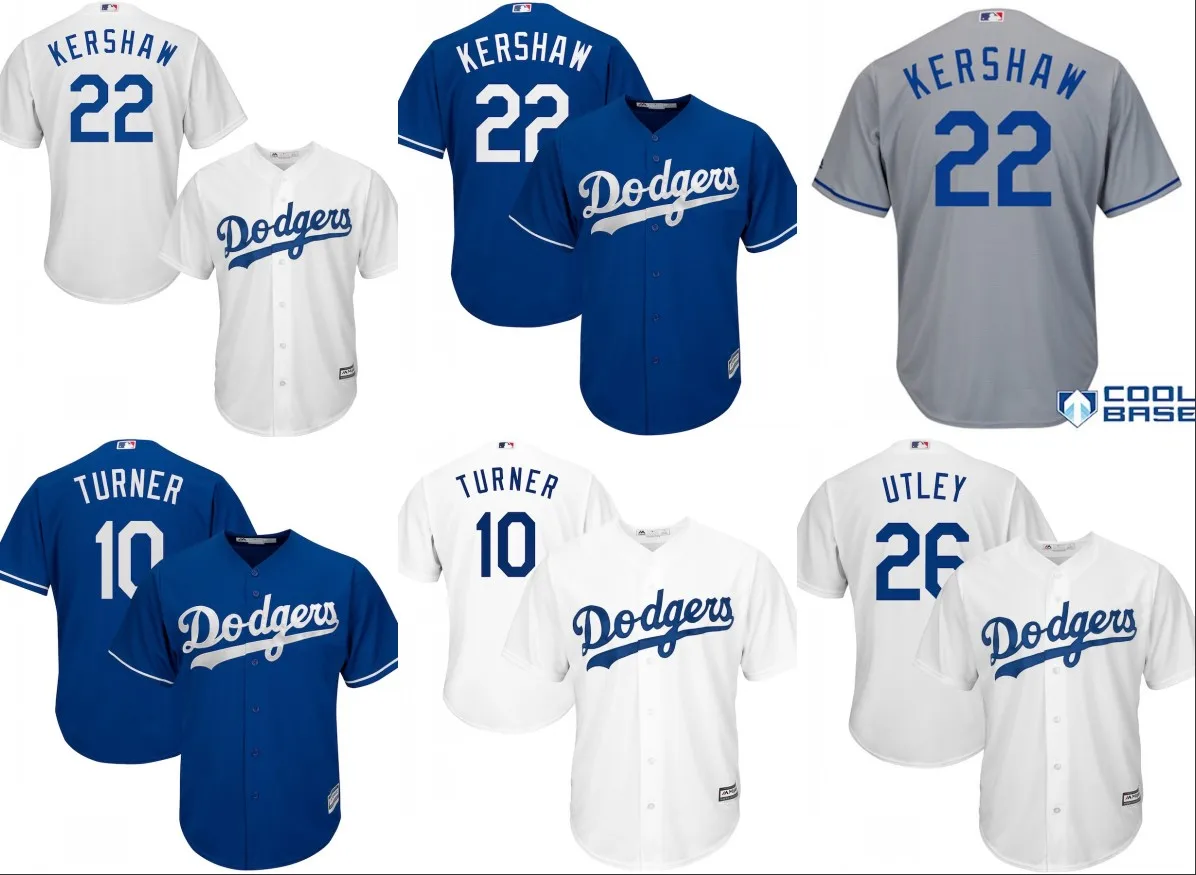 Мужская футболка с принтом Клэйтон Кершоу Джастин Тернер Чейз Атли