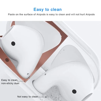 

For Apple AirPods 2 Metal Dust Guard Protection Sticker Earphone Inner Protector Cover for Airpods 2 Dustproof Sticker
