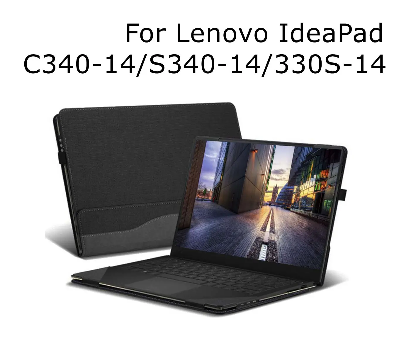 Case Cover For Lenovo IdeaPad C340 14/S340 14/330S 14 PU Leather Folio