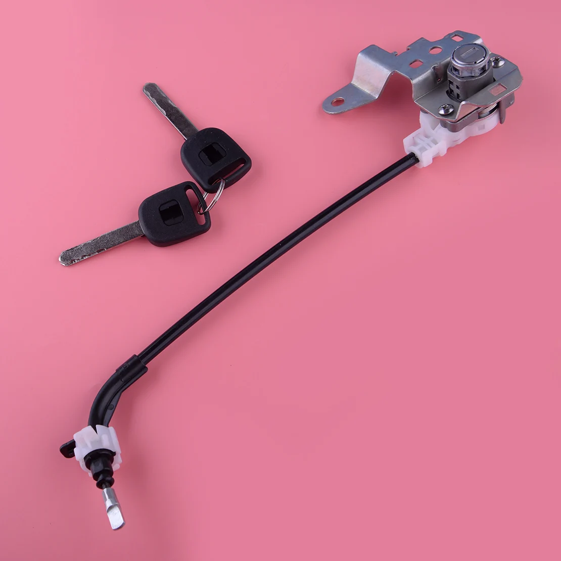 Front Left Driver Door Lock Cylinder Cable W/ 2 Keys 72185snaa01 Fit