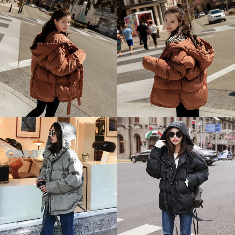 

Photo Shoot 2017 Autumn And Winter New Style Korean-style WOMEN'S Wear Short Thick down Coat Cotton-padded Clothes