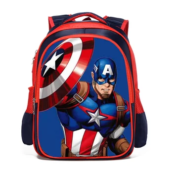 

Captain America Boy Girl Baby Children Kindergarten Nursery School bag Bagpack Schoolbags Kids Student Backpacks